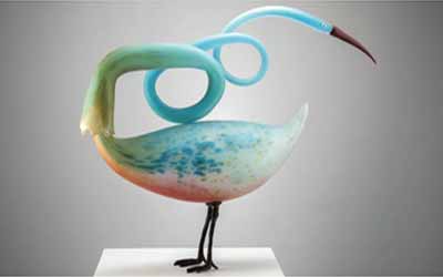 pisture of Glasstress exhibit Boca Raton 2025