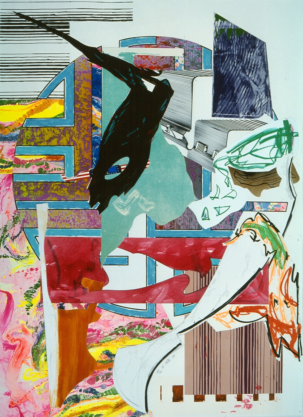 Drawing with Scissors Collage from the Collection at the Boca Raton Museum of Art