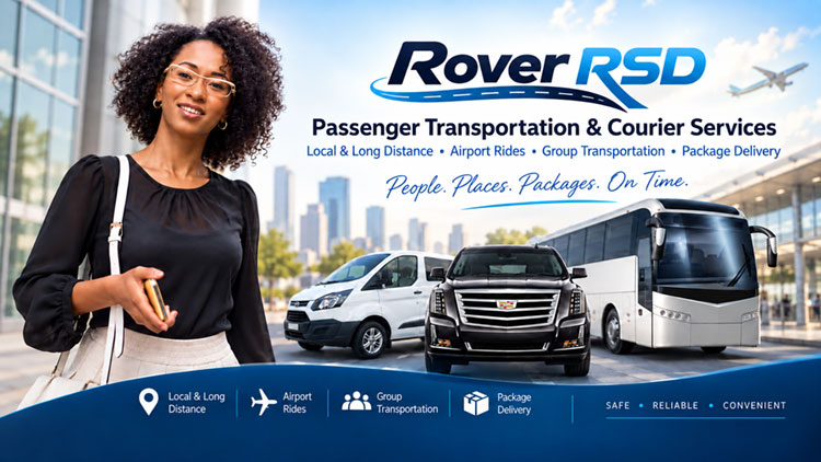 rover for rides, package delivery and shopping