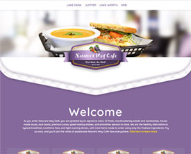 picture of natures way cafe website