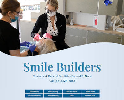 picture of Smile Builders website
